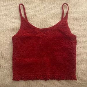 Spaghetti strap crop top